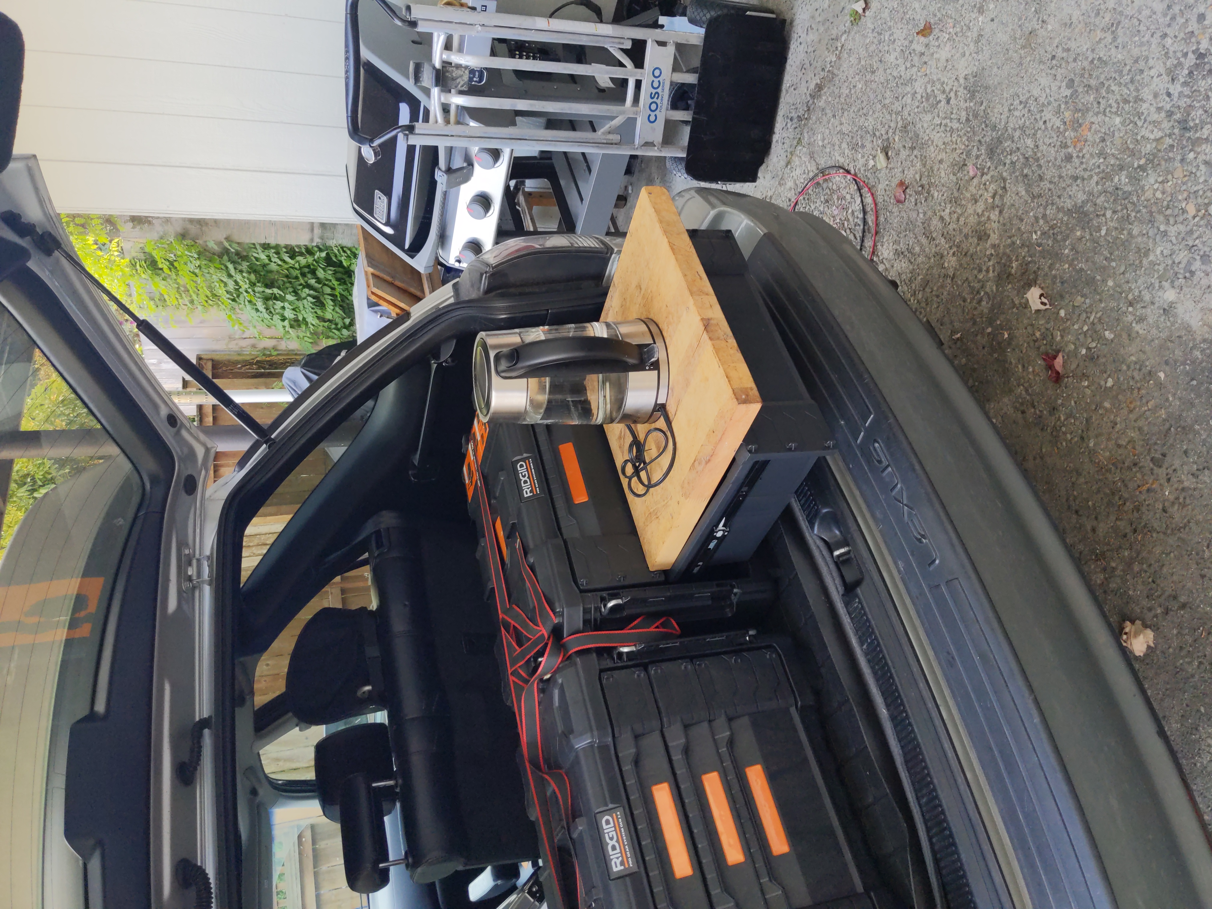 Miroco kettle on RIDGID drawer